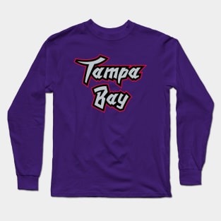 Tampa Bay basketball - purple Long Sleeve T-Shirt